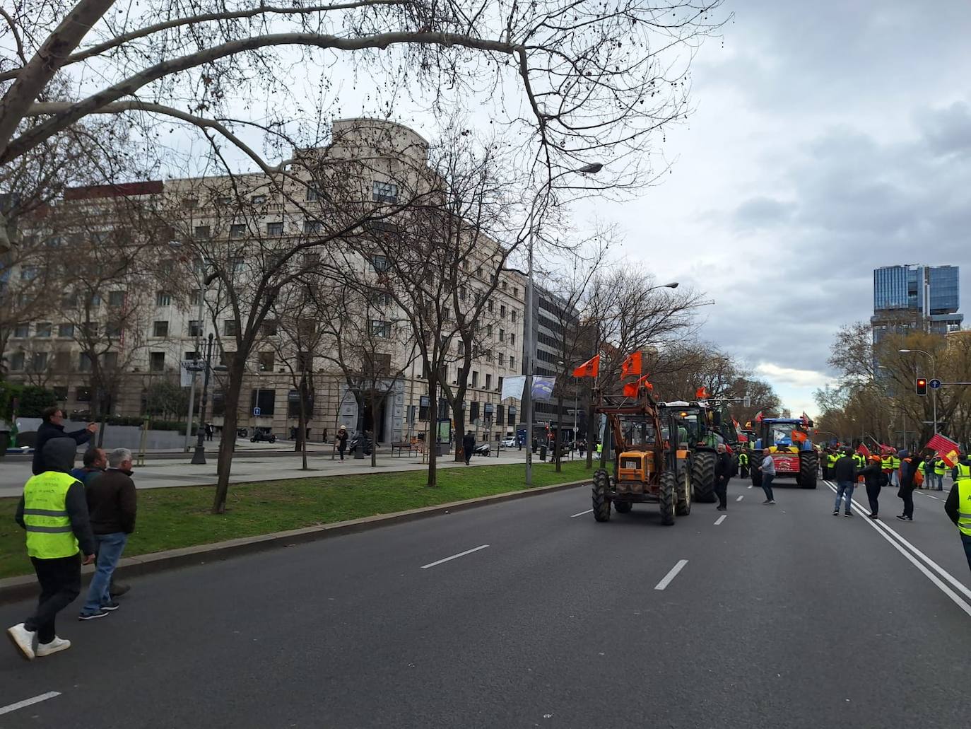 Los agricultores riojanos se manifiestan en Madrid