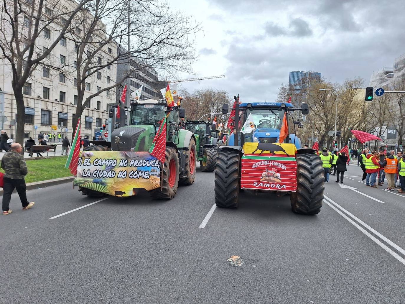 Los agricultores riojanos se manifiestan en Madrid