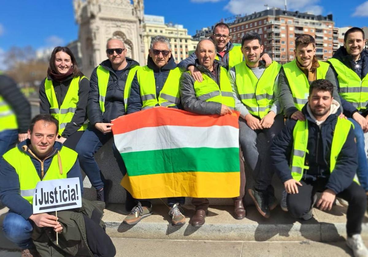 Los agricultores riojanos se manifiestan en Madrid