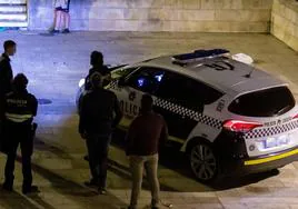 La Policía Local de Logroño en una intervención.