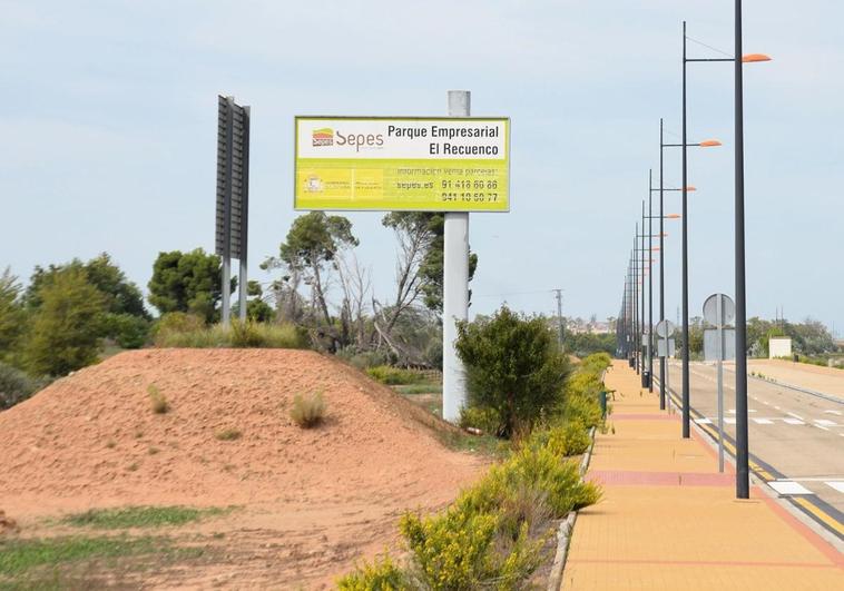 Polígono del Recuenco, en Calahorra, donde se pretende ubicar la Ciudad del Envase.