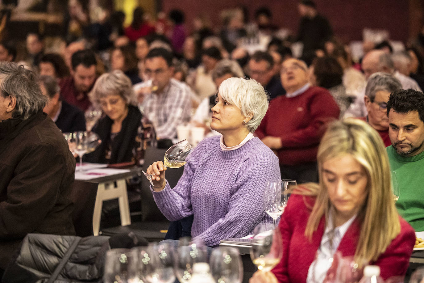 Cata solidaria de Juan Carlos Sancha en beneficio de enfermos de ELA