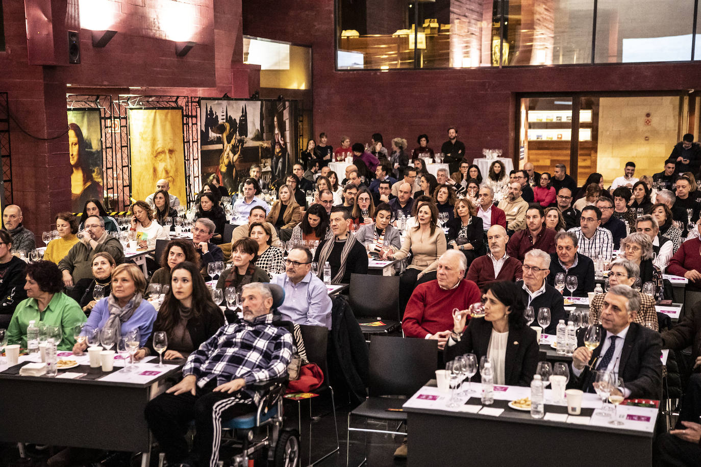 Cata solidaria de Juan Carlos Sancha en beneficio de enfermos de ELA
