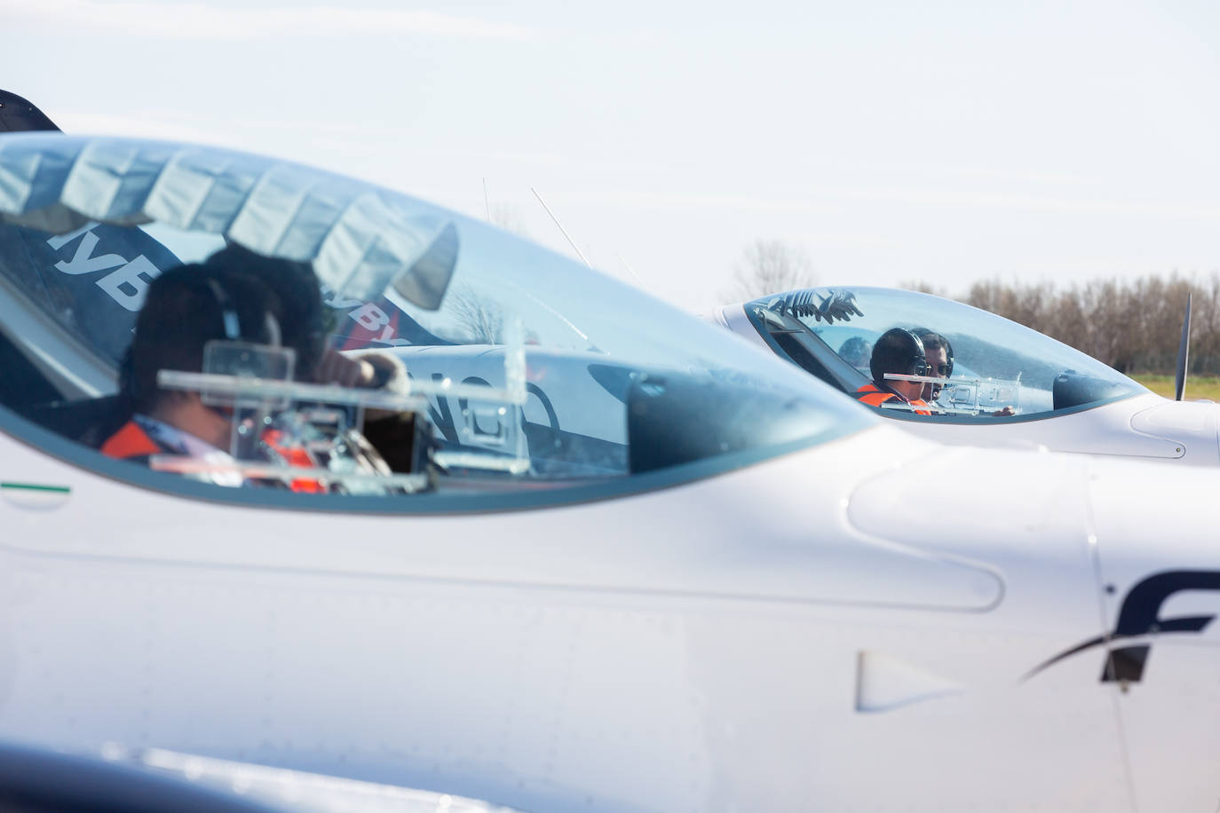 Primer día en la escuela de pilotos de Agoncillo