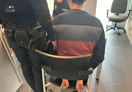 El hombre detenido en Logroño.