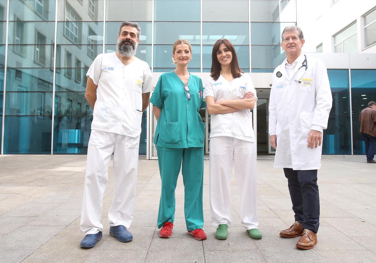 Adolfo Calvo, Silvia Cuadra, Olga Mateo y Carlos Ruiz.