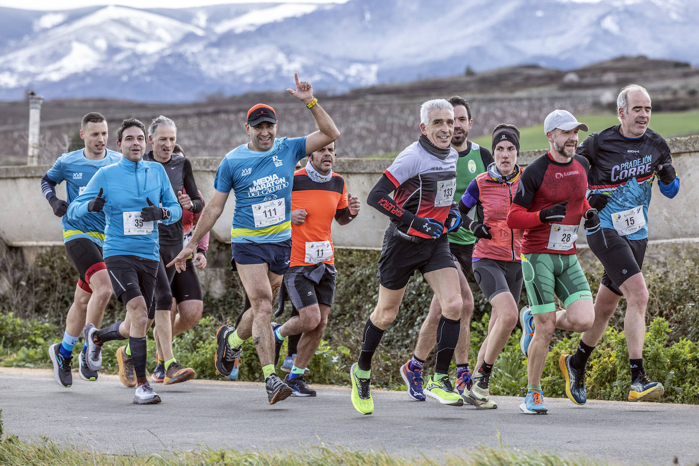 Las imágenes de la Media Maratón del Camino