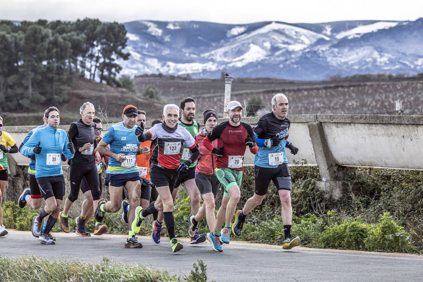 Las imágenes de la Media Maratón del Camino