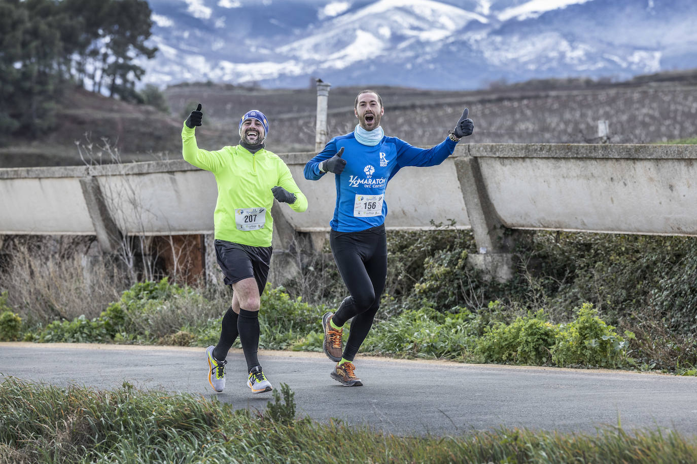 Las imágenes de la Media Maratón del Camino