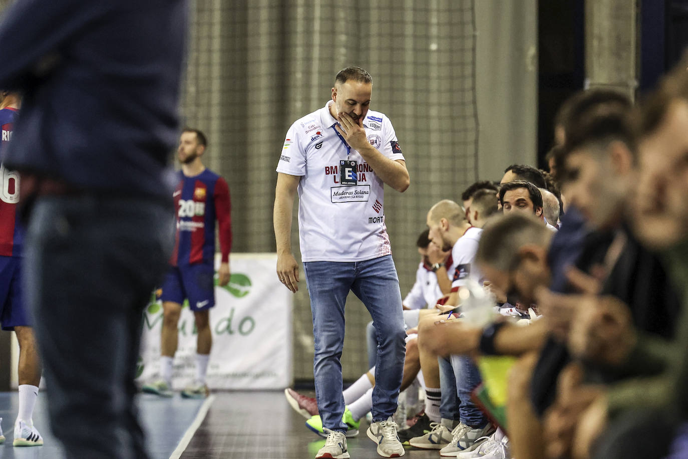 Las imágenes del Ciudad de Logroño-Barcelona