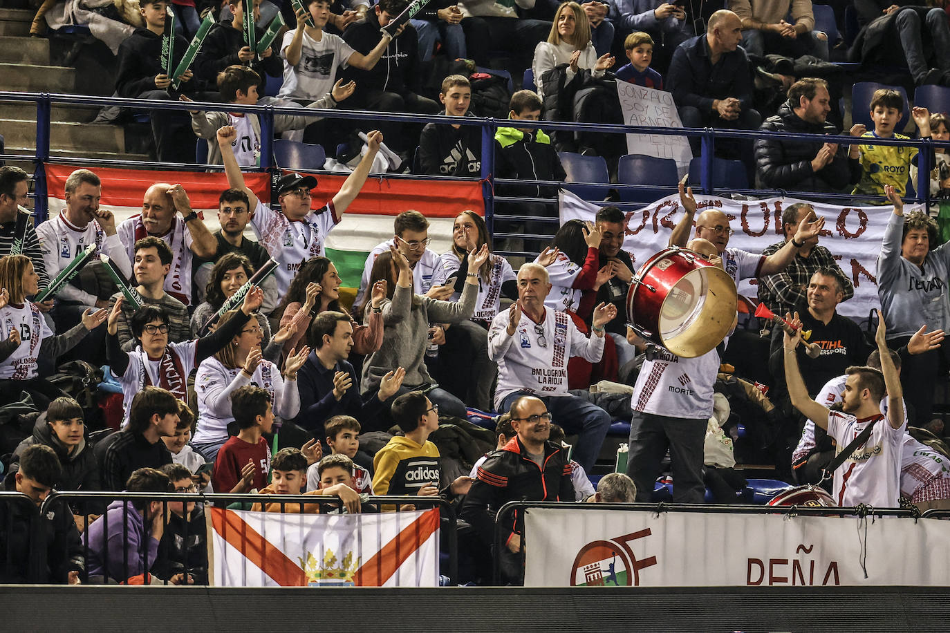 Las imágenes del Ciudad de Logroño-Barcelona