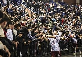 Marzo de 2024. Palomino saluda a los miles de aficionados en el Palacio.