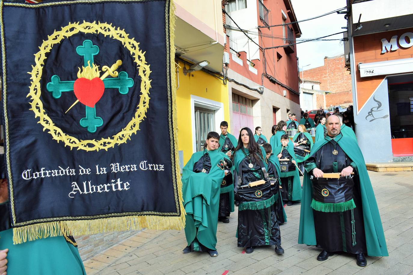 Homenaje a las bandas de las cofradías en Villamediana