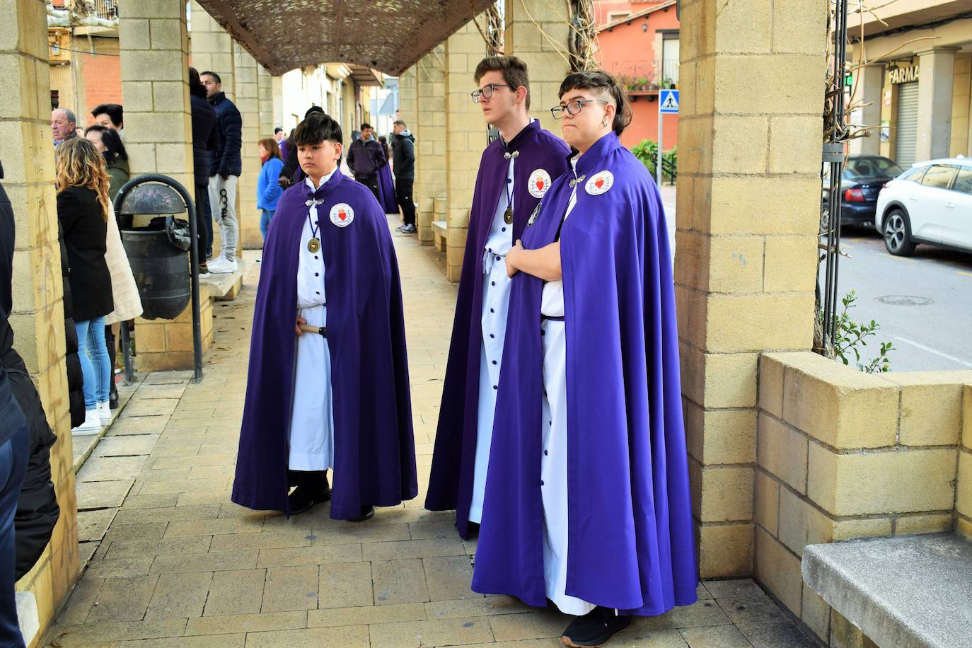 Homenaje a las bandas de las cofradías en Villamediana