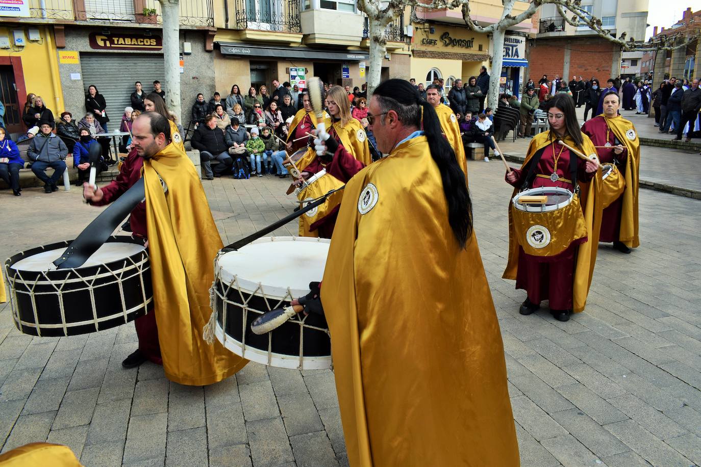 Homenaje a las bandas de las cofradías en Villamediana