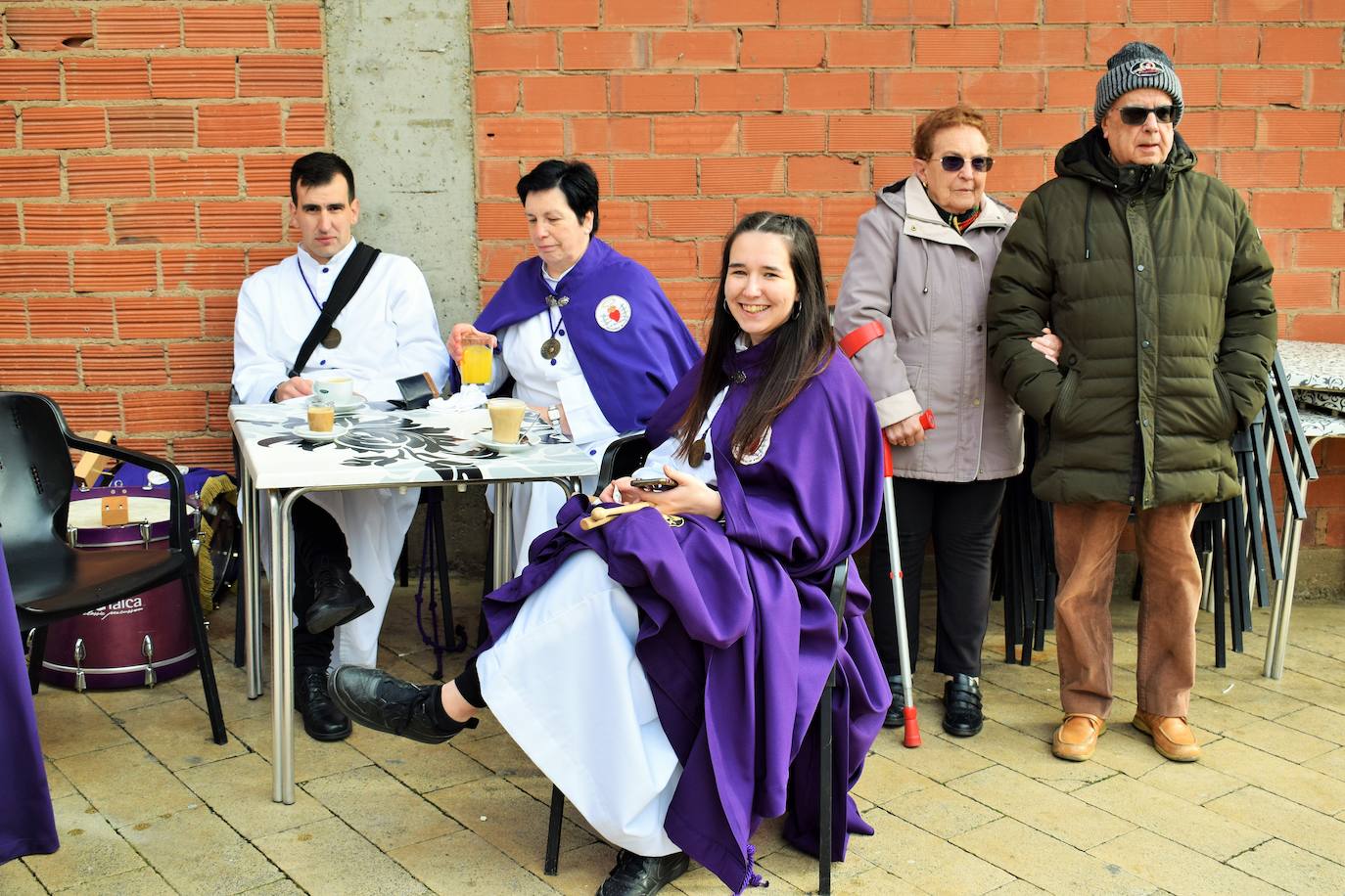 Homenaje a las bandas de las cofradías en Villamediana