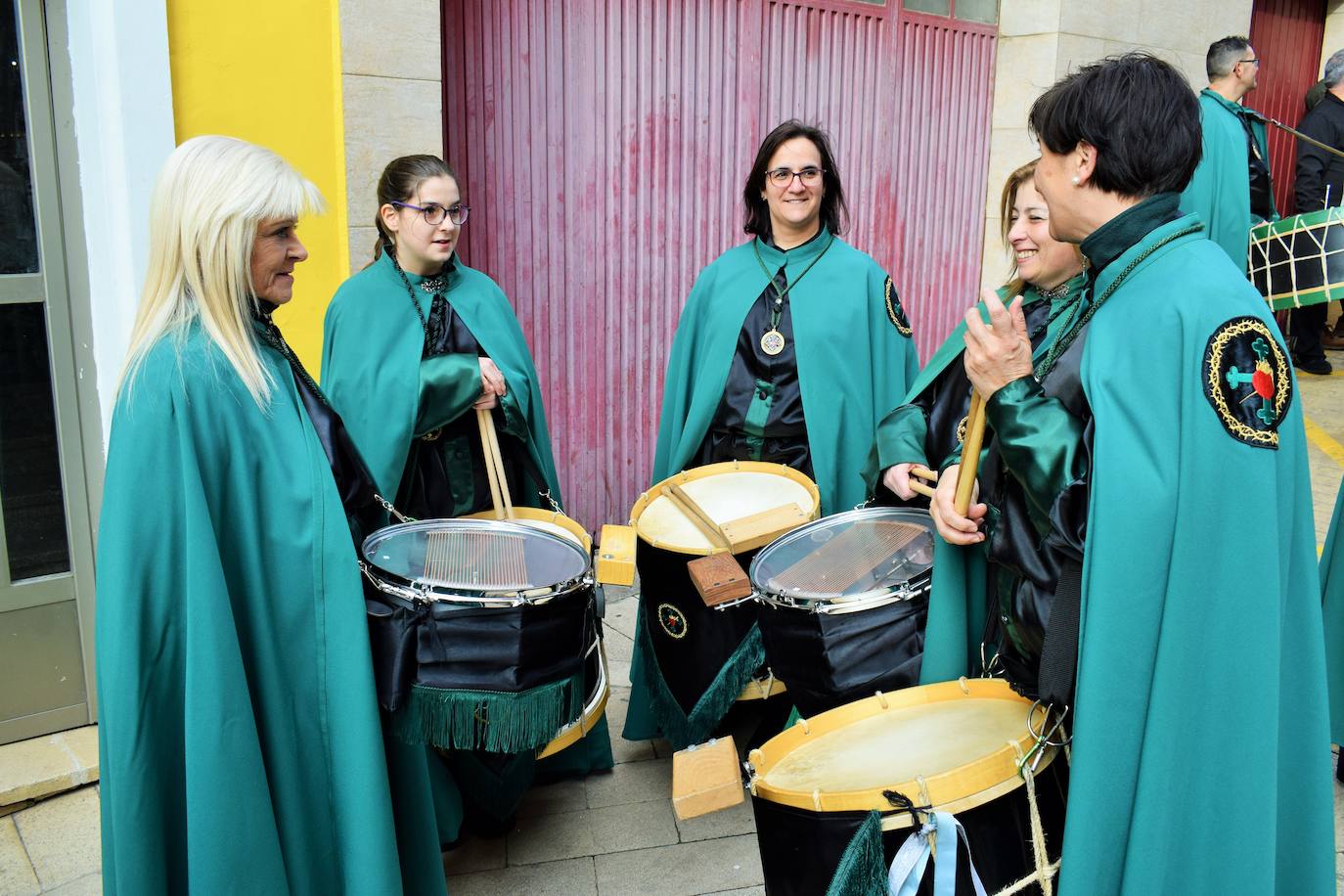 Homenaje a las bandas de las cofradías en Villamediana