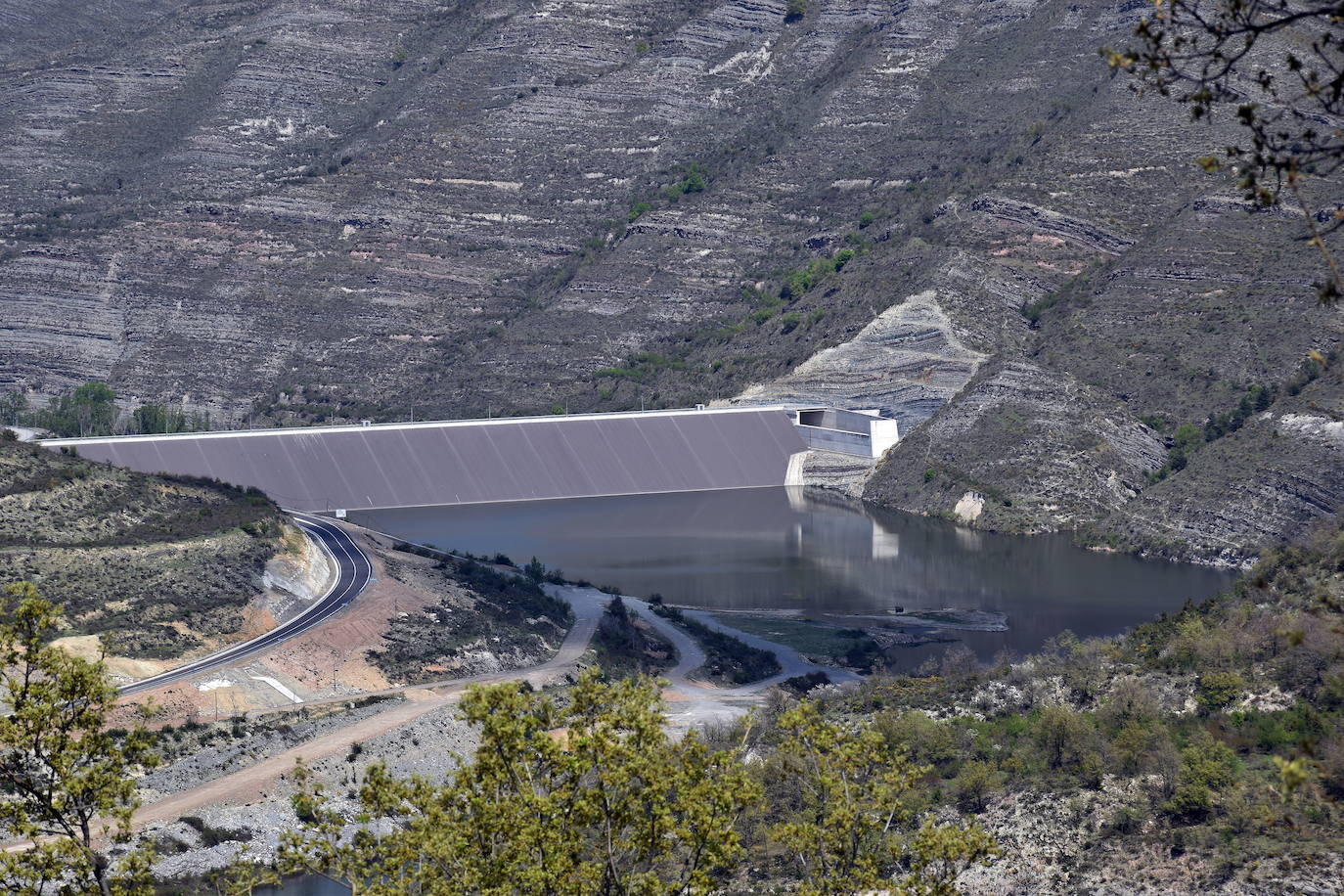 Imagen de archivo de la presa de Soto-Terroba, cuyas obras comenzaron en 2008.