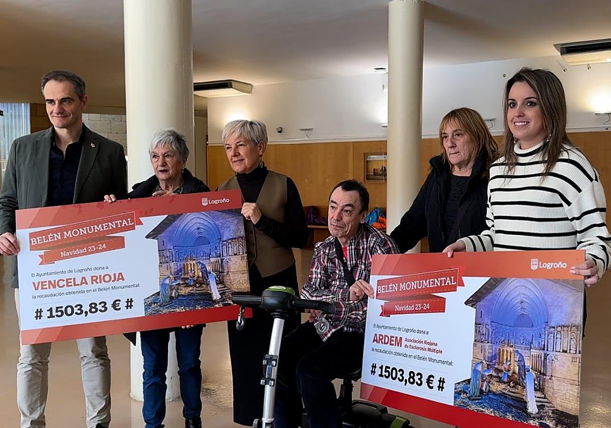 Los fondos del belén logroñés para la Asociación de Esclerósis Múltiple