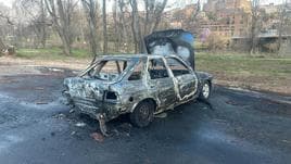 Arde un coche en Calahorra