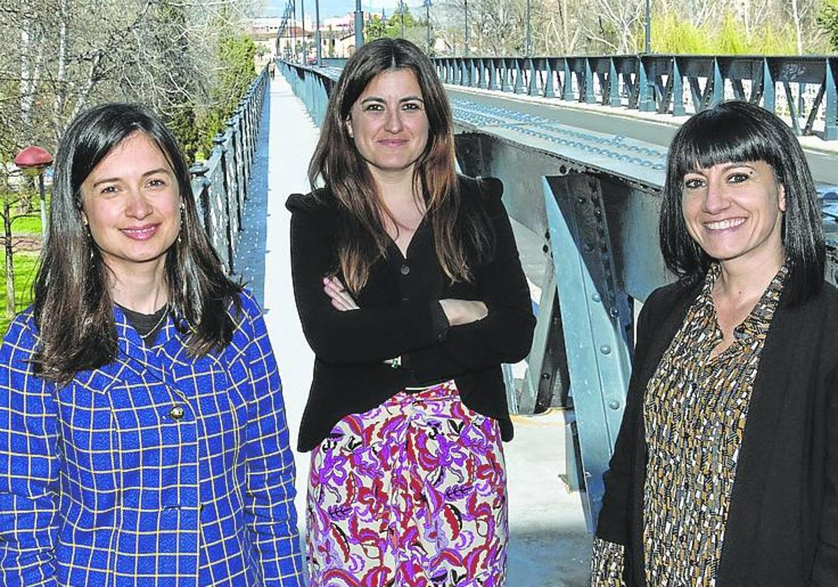 Silvia Míguez, Laura Urbieta y Seila Jiménez.