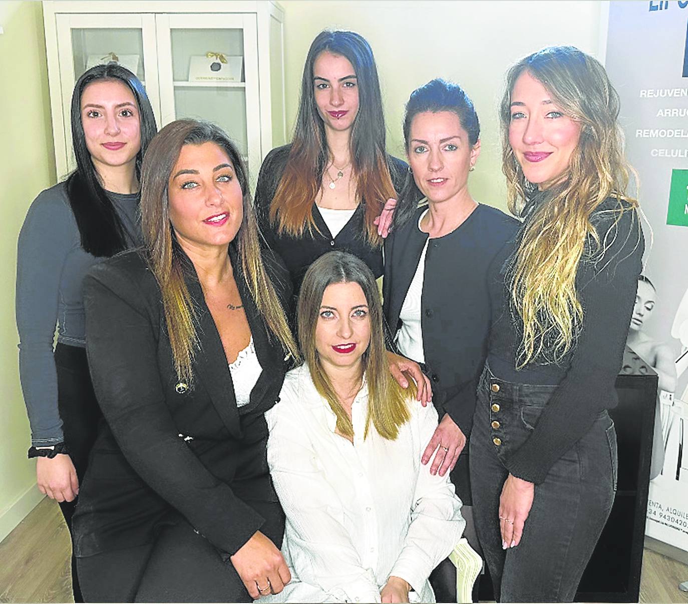 Equipo de profesionales de María Leza Esteticistas.