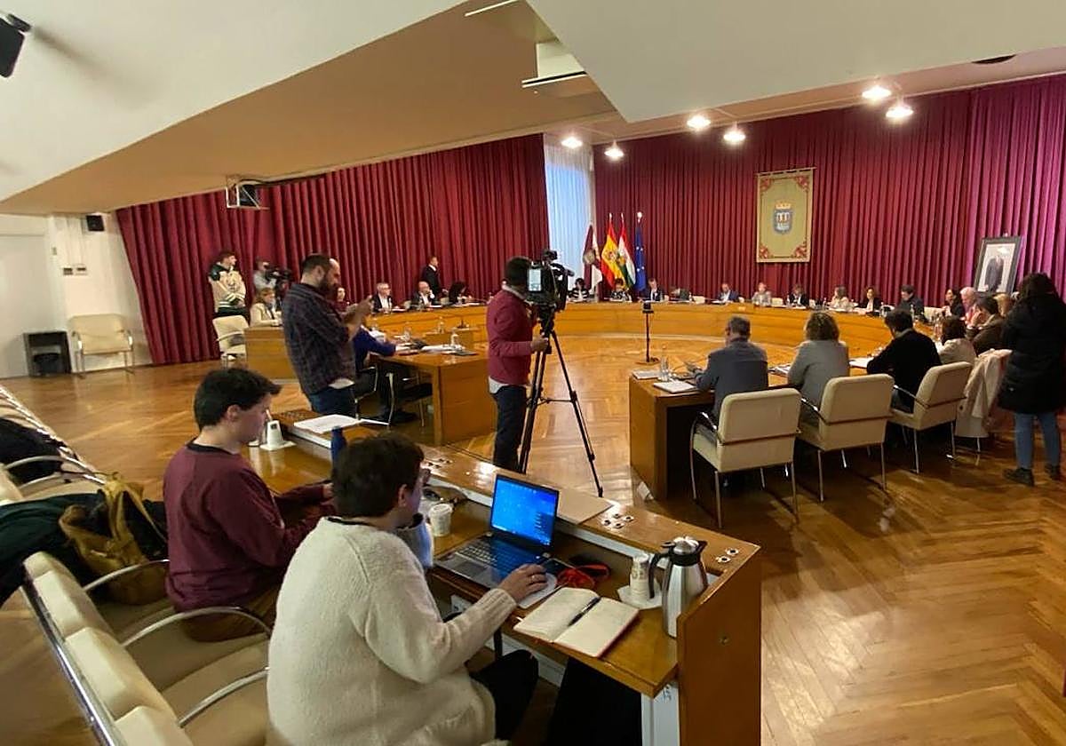 Imagen del pleno de este jueves.