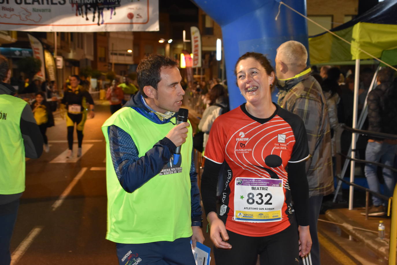 García y Navascués ganan la carrera nocturna de Rincón
