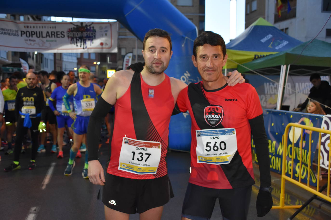 García y Navascués ganan la carrera nocturna de Rincón