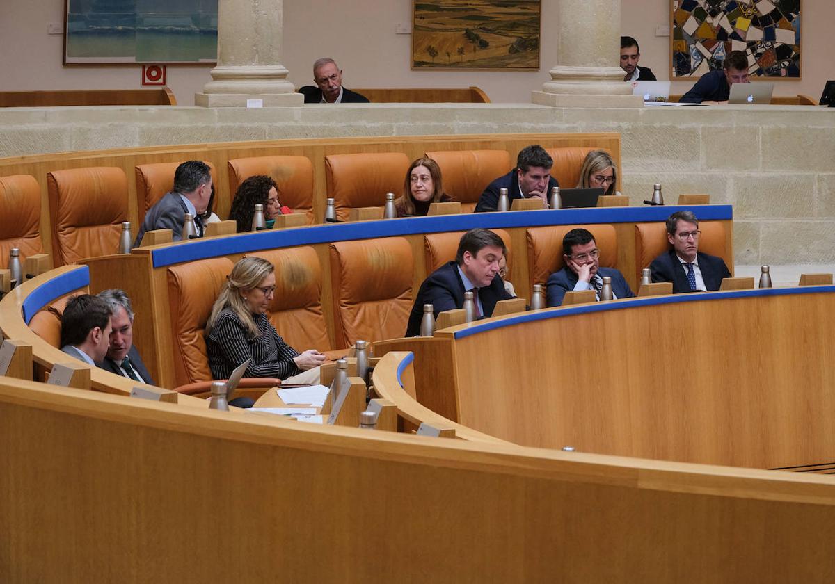 Capellán en el Parlamento, este lunes.