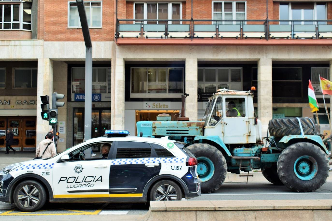 Los tractores vuelven a Logroño