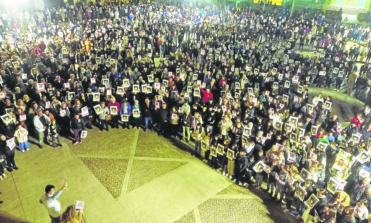 Concentración en Santo Domingo el pasado sábado día 16.