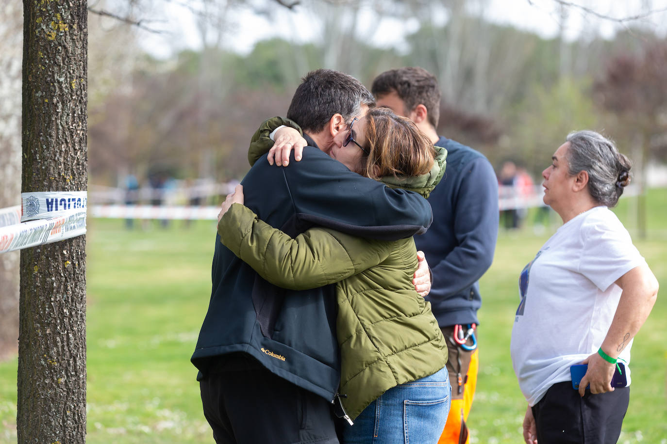 Imágenes de dolor tras la aparición del cuerpo de Javier Márquez