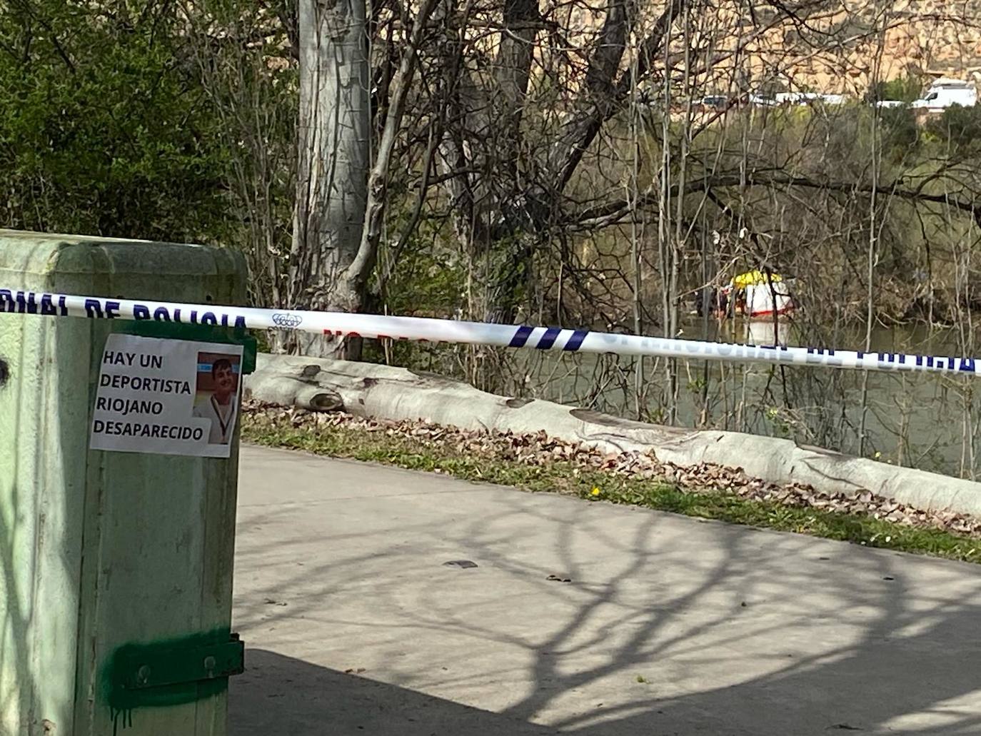 Hallan un cadáver en el río Ebro