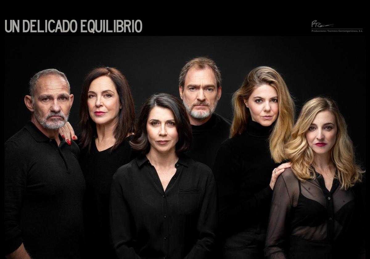 Elenco de actores de 'Un delicado equilibrio'.