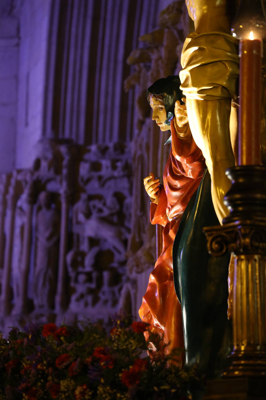 Las imágenes de la procesión del Santo Rosario del Dolor