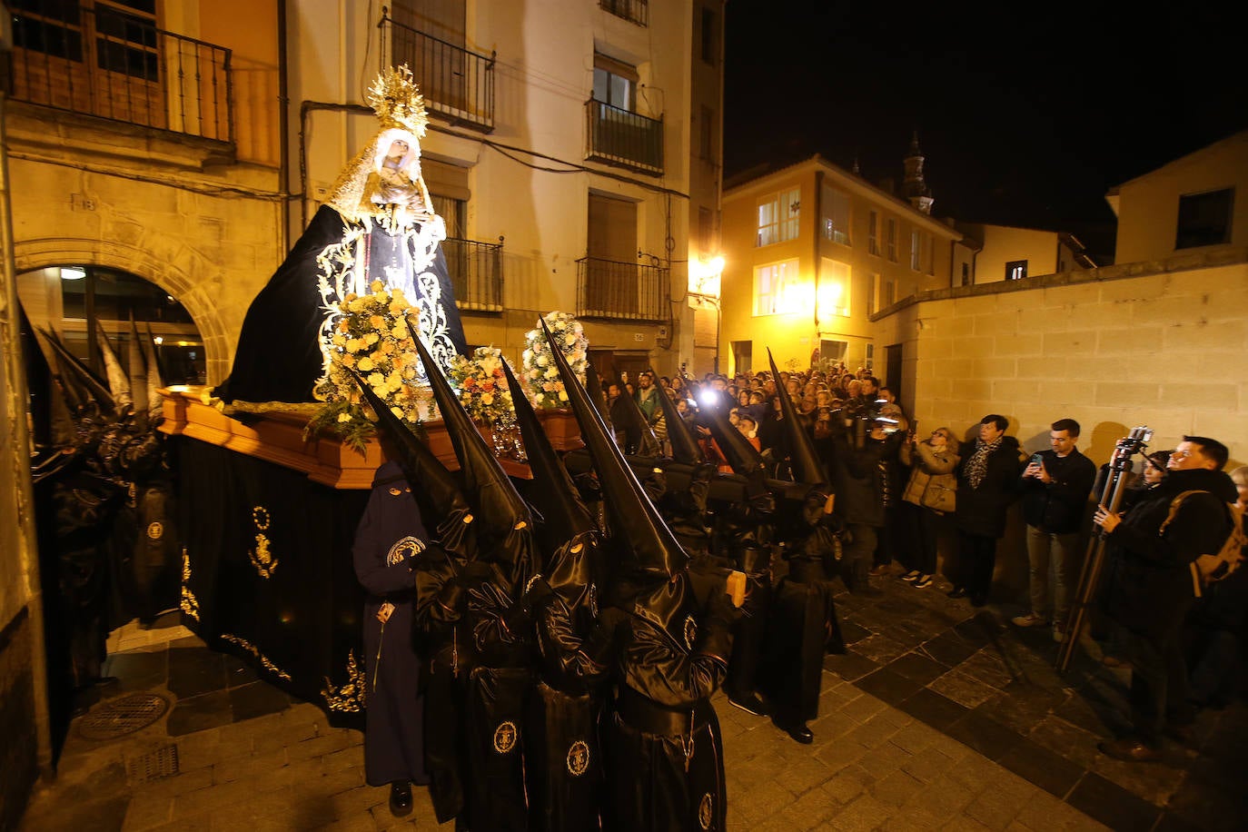 Las imágenes de la procesión del Santo Rosario del Dolor