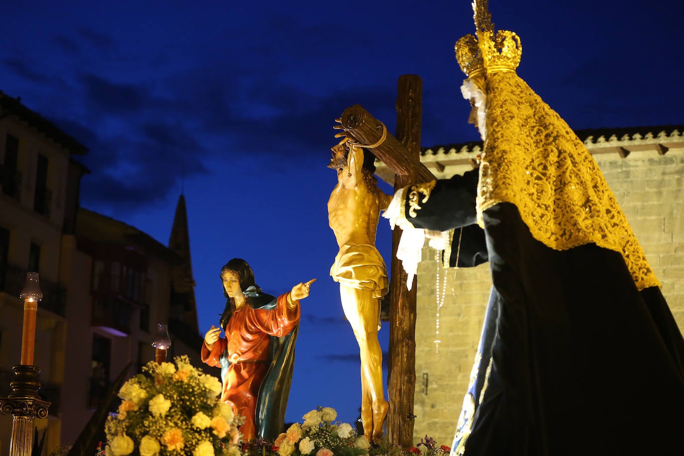 Las imágenes de la procesión del Santo Rosario del Dolor