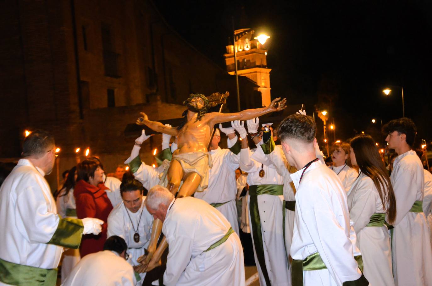 La procesión de antorchas, en imágenes