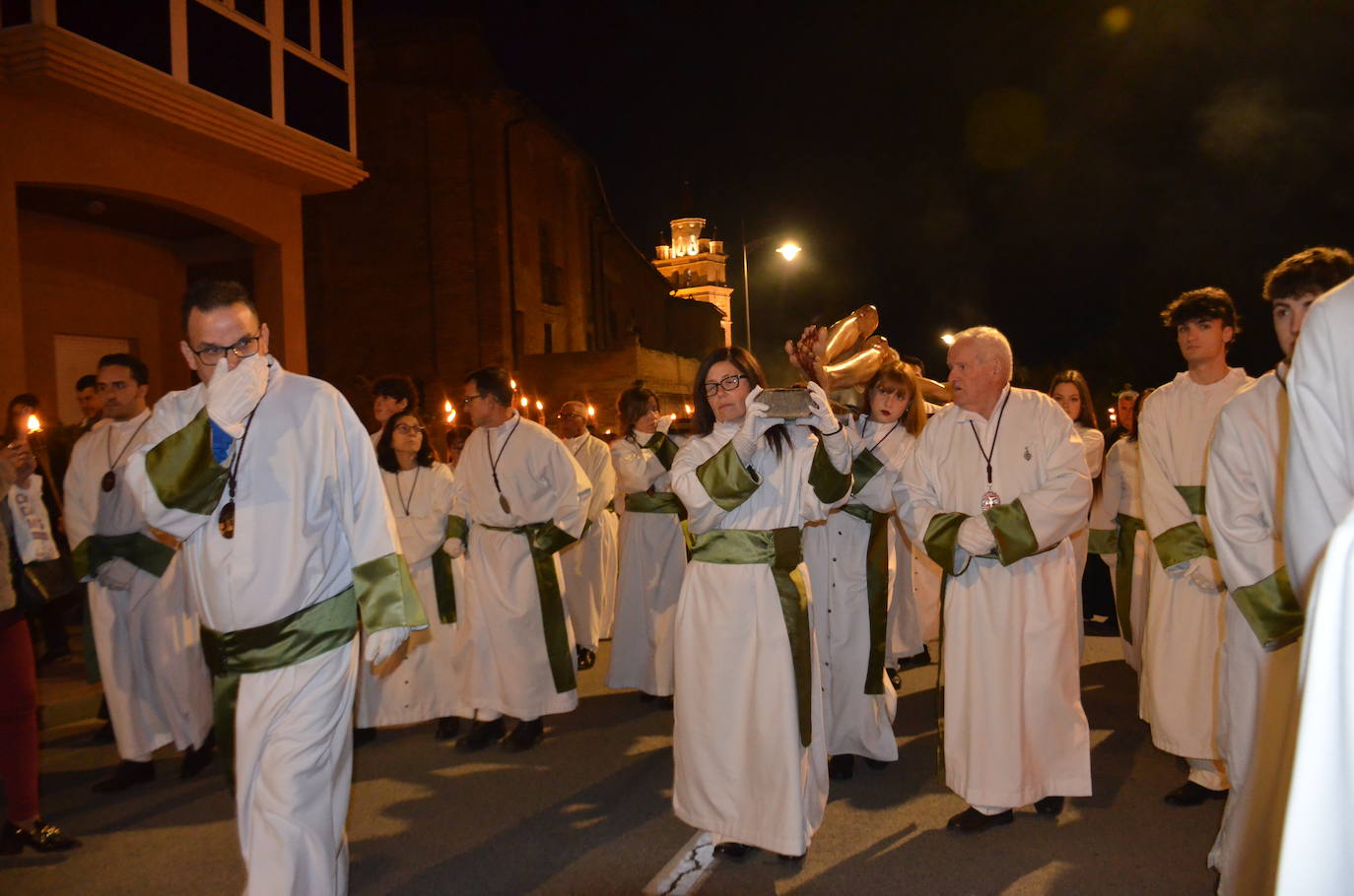 La procesión de antorchas, en imágenes