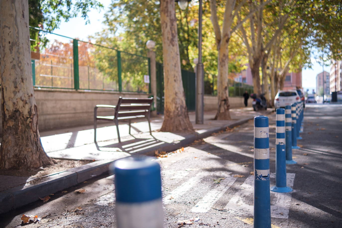 Urbanismo táctico a puertas del CEIP General Espartero.