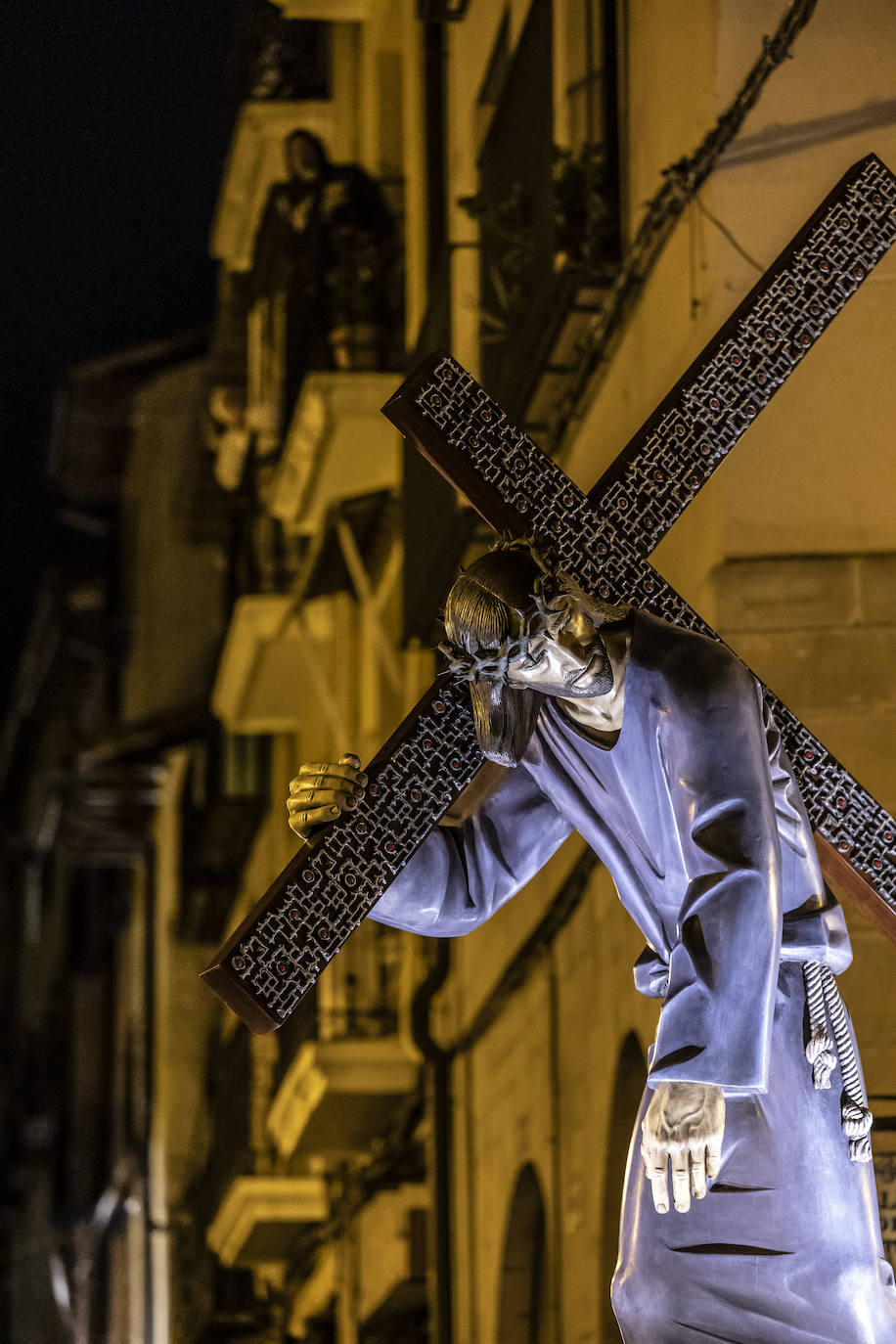 El paso del Nazareno por Logroño