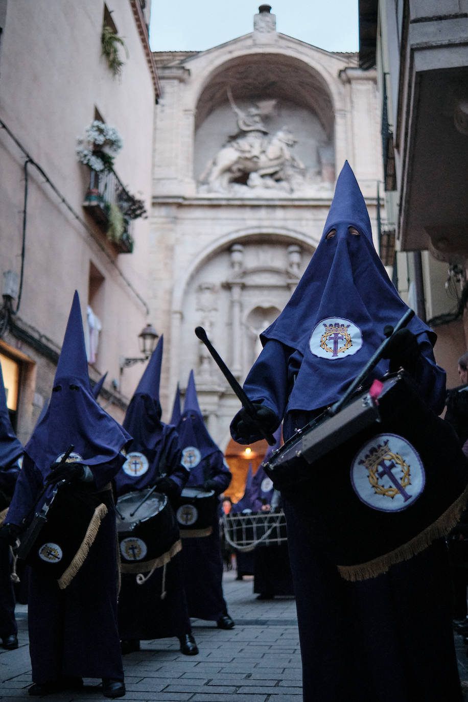 Jesús camino del Calvario, en imágenes