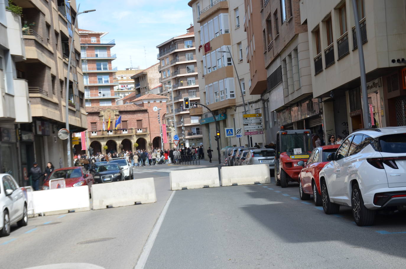 La procesión del Encuentro de Calahorra, en imágenes