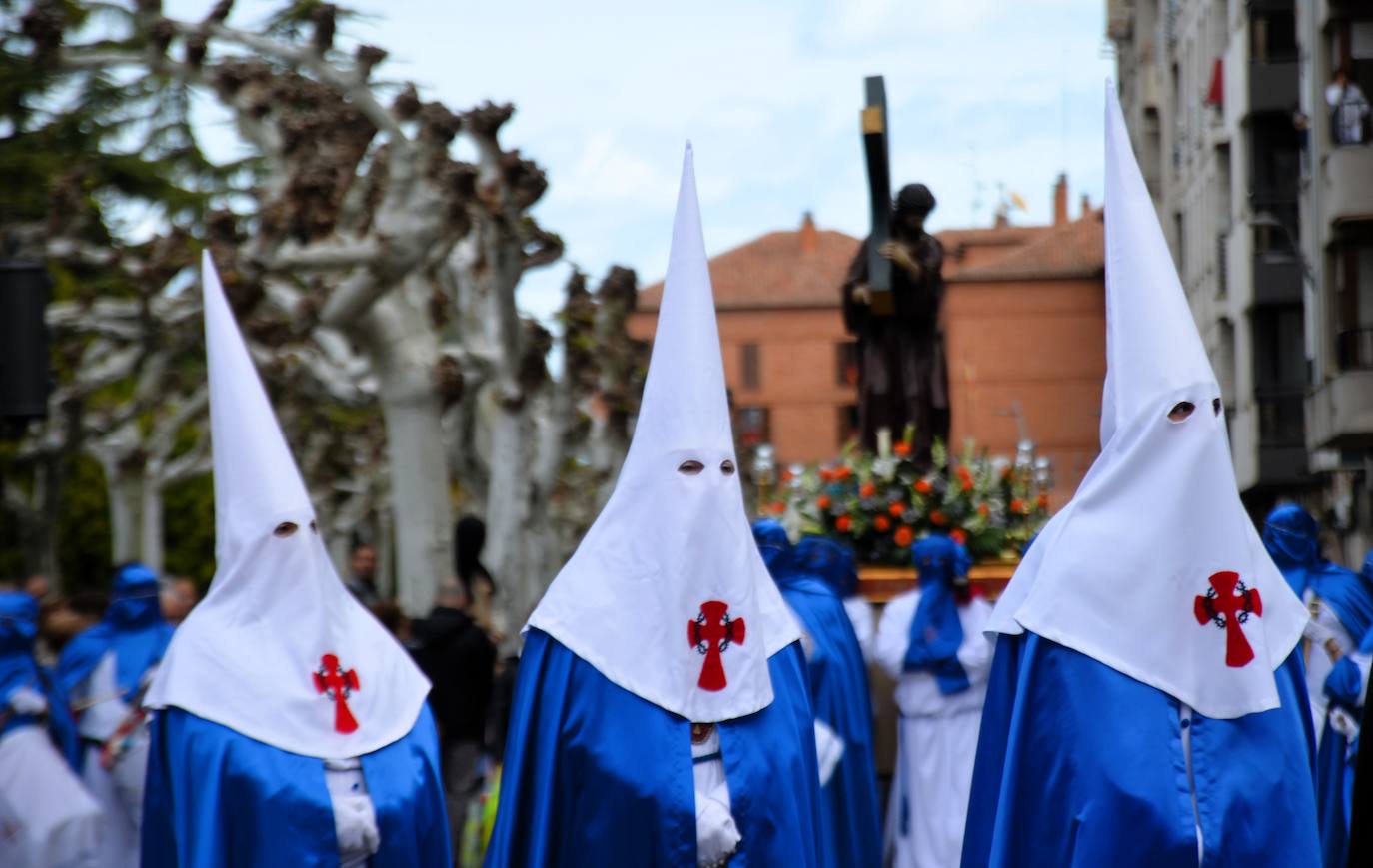 La procesión del Encuentro de Calahorra, en imágenes