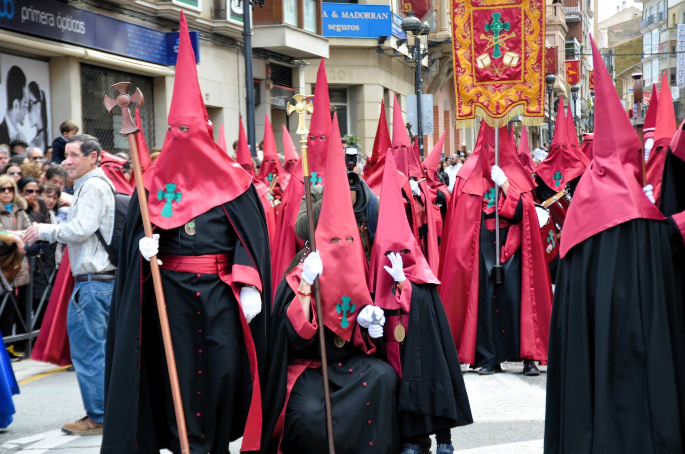 La procesión del Encuentro de Calahorra, en imágenes