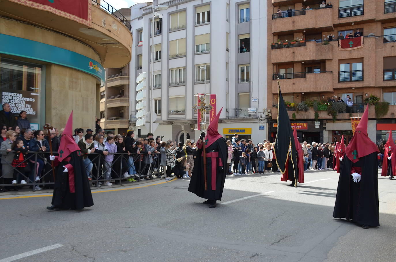 La procesión del Encuentro de Calahorra, en imágenes