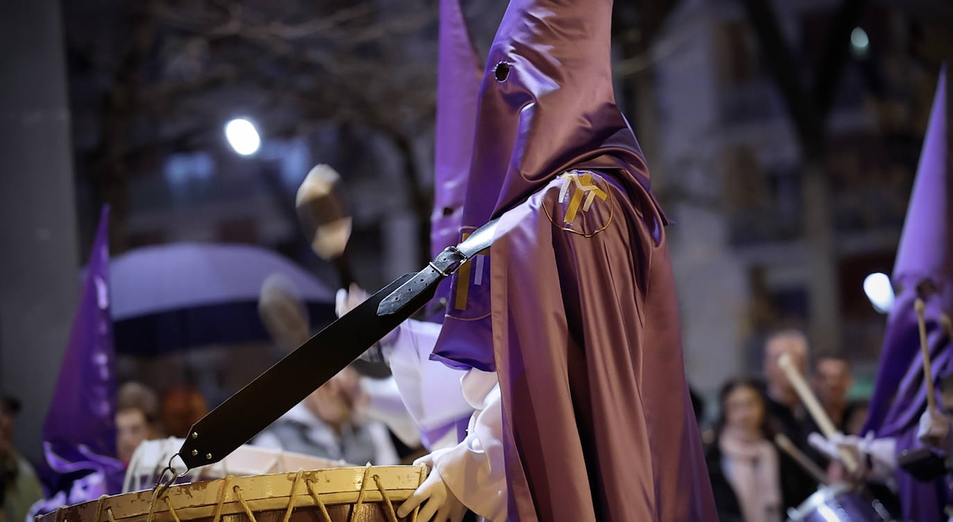 Las imágenes de la procesión de Vía Crucis de Nuestra Señora de la Piedad