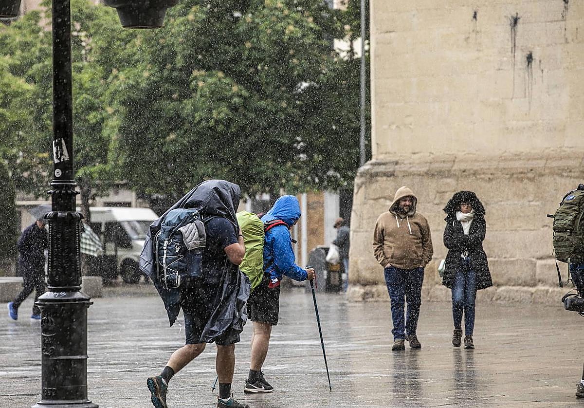 Plaza del Mercado de Logroño, en una imagen de archivo.