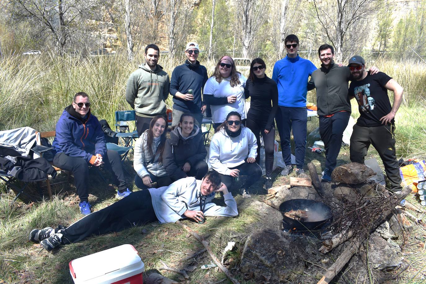 Las imágenes de las cuadrillas en el prado de Clunia de Aguilar